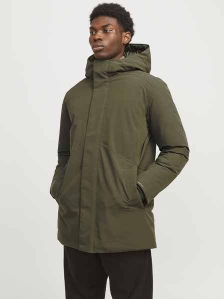 Jack & Jones Jack & Jones Keen férfi khaki színű parka