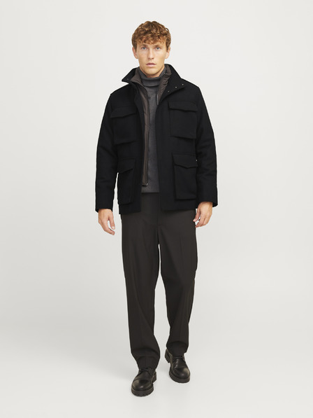 Jack & Jones Férfi fekete Jack & Jones kabát