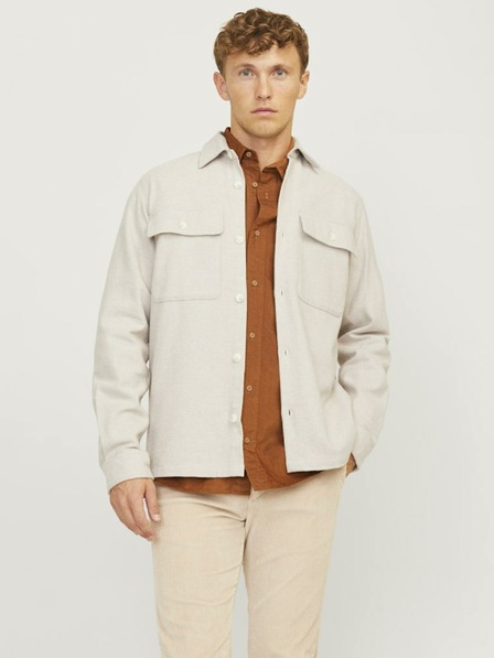 Jack & Jones Jack & Jones Raymond férfi bézs színű könnyű póló dzseki