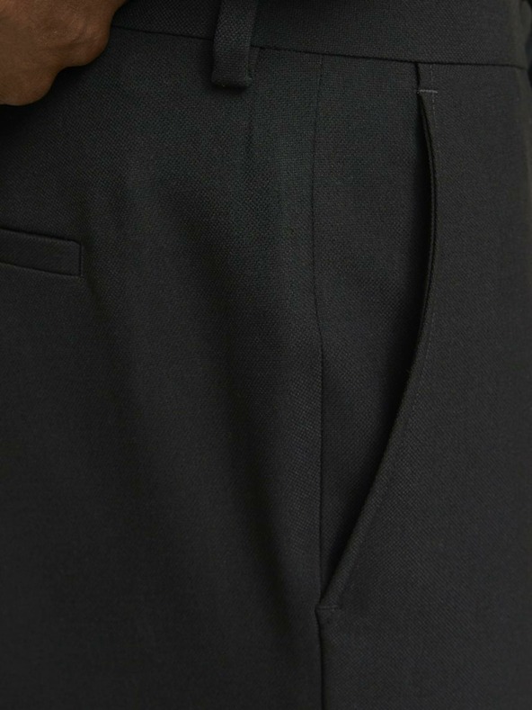 Jack & Jones Fekete férfi Jack & Jones Brush öltönynadrág