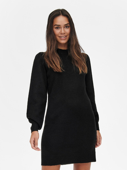 Jacqueline de Yong JDY Rue Rue fekete pulóver ruha