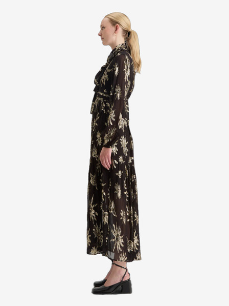 Scotch & Soda Scotch & Soda fekete női mintás lurex ruha Scotch & Soda