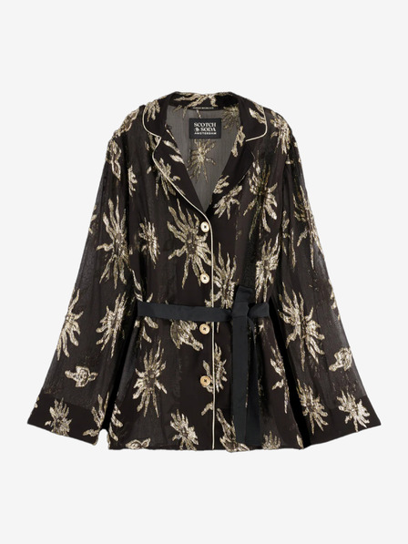 Scotch & Soda Fekete női mintás dzseki Scotch & Soda Scotch & Soda