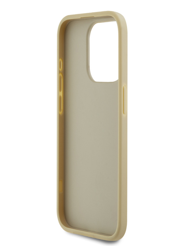 Karl Lagerfeld Gyűrött PU aláírás logós hátlap iPhone 15 Pro Max-hoz Gold Karl Lagerfeld Karl Lagerfeld