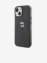 Karl Lagerfeld IML Ikonik MagSafe hátlap iPhone 15 készülékhez Fekete Karl Lagerfeld Karl Lagerfeld