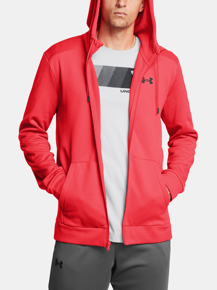 Under Armour Férfi felső Under Armour UA Armour Fleece FZ Hoodie-RED
