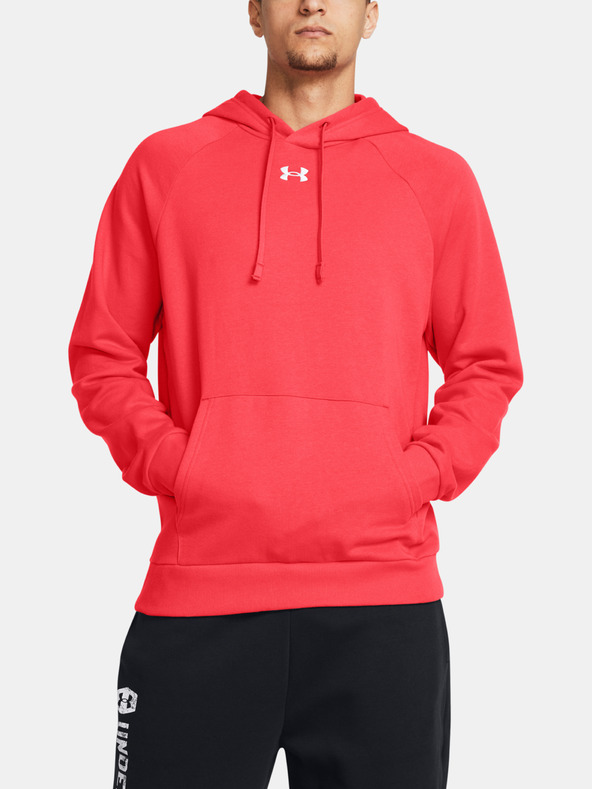 Under Armour Férfi felső Under Armour UA Rival Fleece Hoodie-RED