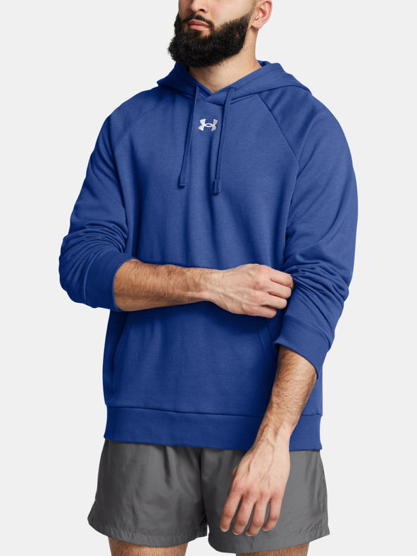 Under Armour Férfi felső Under Armour UA Rival Fleece Hoodie-BLU
