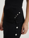 Guess Fekete női Guess Dionne bordázott tank top