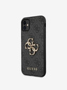 Guess Guess PU 4G fém logós hátlap iPhone 11 készülékhez Szürke