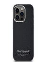 Karl Lagerfeld Szemcsés PU Hotel RSG hátlap iPhone 14 Pro Fekete Karl Lagerfeld Karl Lagerfeld