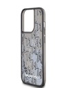 Karl Lagerfeld Folyékony csillogó monogramos gradiens hátlap iPhone 14 Pro Max fekete Karl Lagerfeld