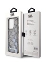 Karl Lagerfeld Folyékony csillogó monogramos gradiens hátlap iPhone 14 Pro Max fekete Karl Lagerfeld