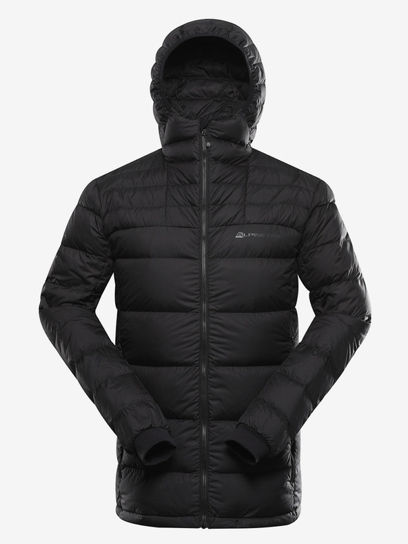 ALPINE PRO Férfi téli pehelypaplan dwr dzseki ALPINE PRO ROGIT fekete