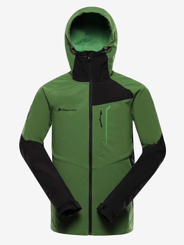 ALPINE PRO Férfi softshell kabát membránnal ALPINE PRO ESPRIT treetop