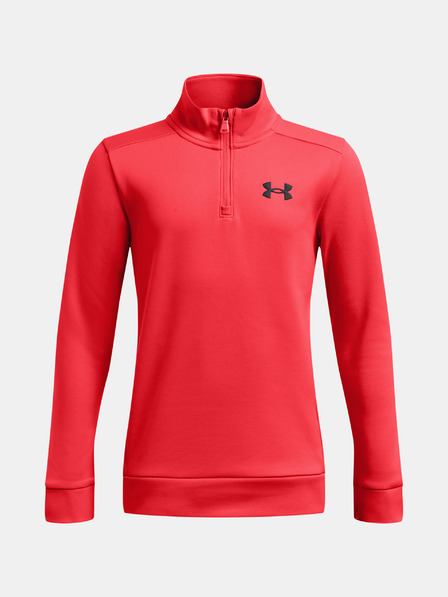 Under Armour Fiú felső Under Armour UA Armour Fleece 1/4 Zip-RED
