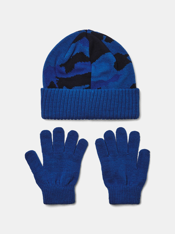 Under Armour Fiú sapka Under Armour B Beanie/Glove Combo-BLU