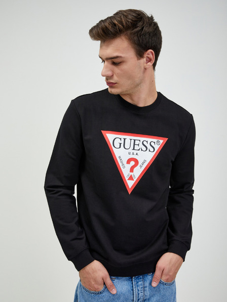 Guess Fekete férfi Guess Audley melegítőfelső