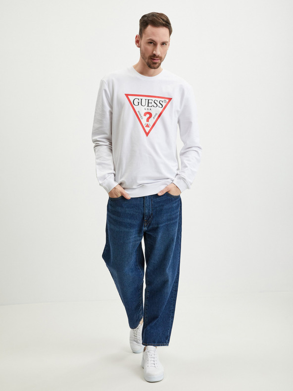 Guess Fehér Guess férfi Audley melegítőfelső