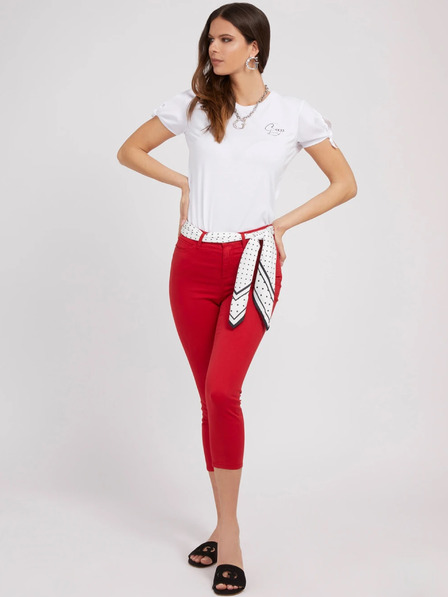 Guess Piros női skinny fit farmer sállal Guess 1981 capri