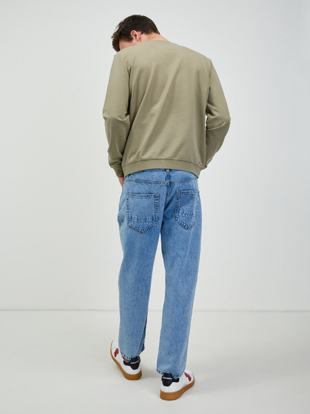 Guess Khaki színű férfi Guess Audley melegítőfelső