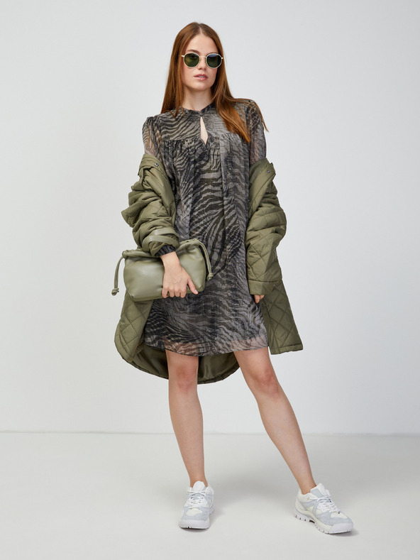 Guess Szürke mintás ruha Guess Morgane