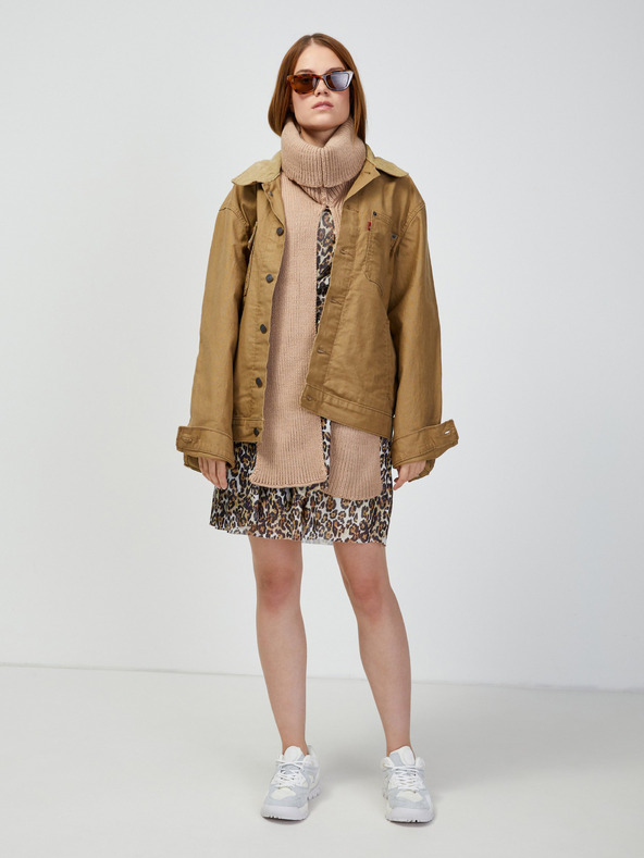 Guess Barna állatmintás ruha Guess Enora