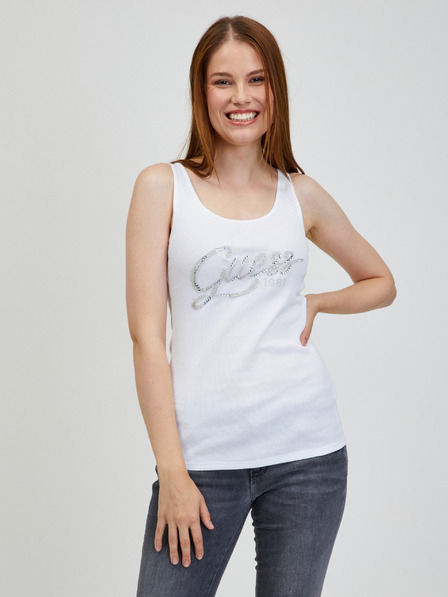 Guess Fehér Guess Hegle női tank top