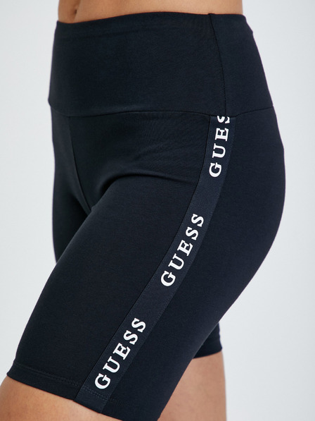 Guess Fekete rövid leggings Guess Aline Biker Biker
