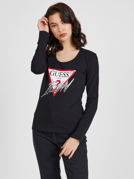 Guess Fekete Guess Icon női póló