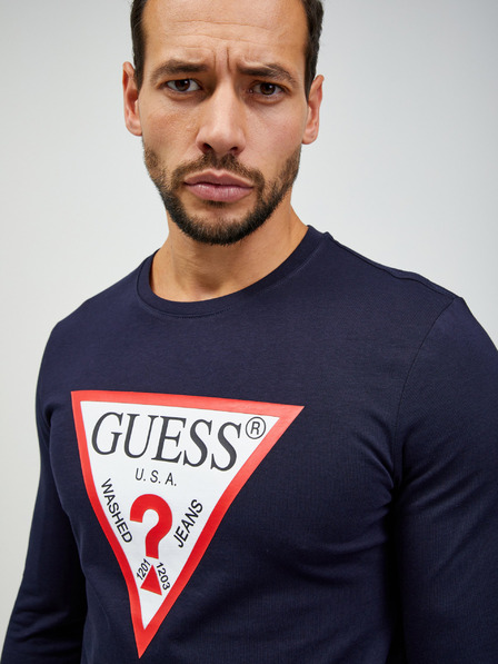 Guess Sötétkék férfi Guess hosszú ujjú ing