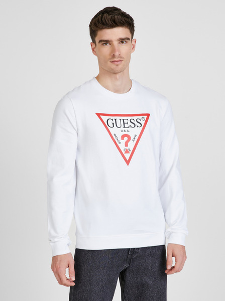 Guess Fehér Guess férfi pulóver
