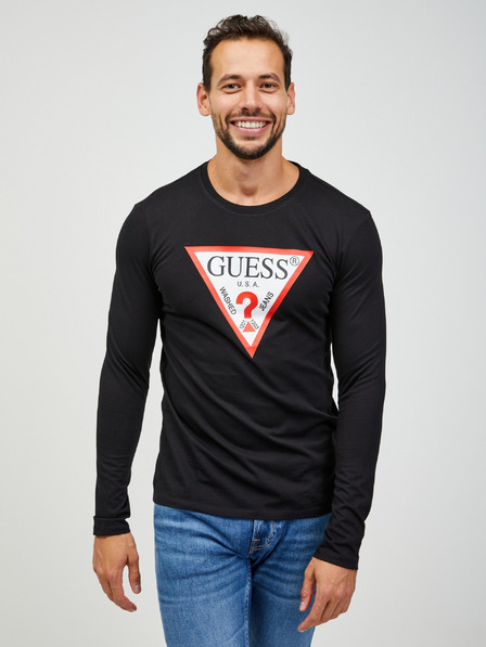 Guess Guess fekete férfi hosszú ujjú ing