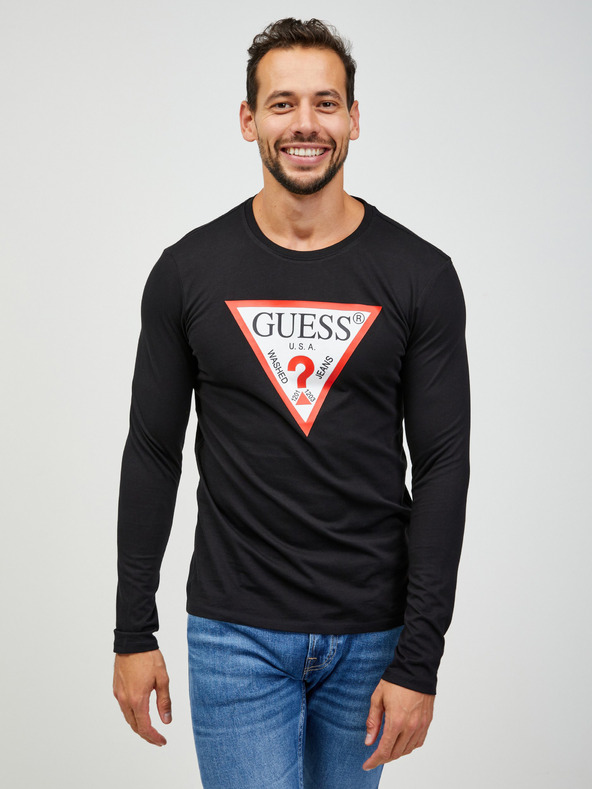 Guess Guess fekete férfi hosszú ujjú ing