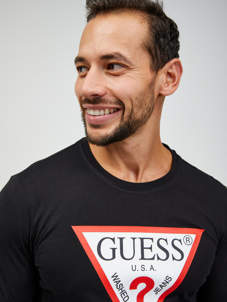 Guess Guess fekete férfi hosszú ujjú ing
