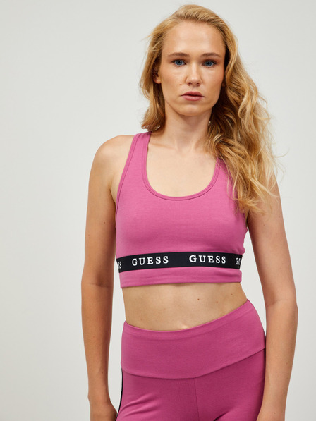 Guess Rózsaszín sportmelltartó Guess Aline