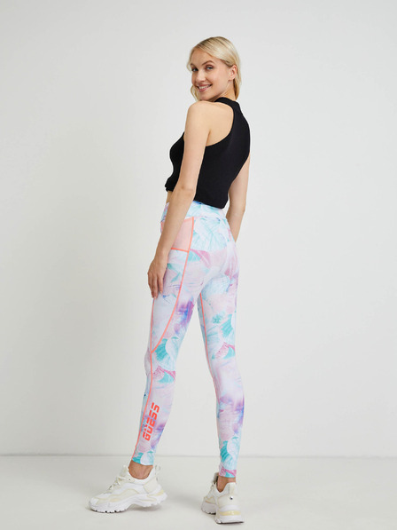 Guess Rózsaszín, kék és fehér női mintás leggings Guess Alice