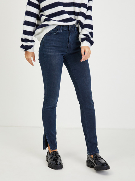 Guess Sötétkék női skinny fit farmernadrág hasítékkal Guess 1981