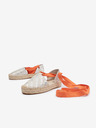 Guess Női narancssárga és ezüst mintás espadrilles Guess Jalene 3