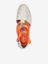 Guess Női narancssárga és ezüst mintás espadrilles Guess Jalene 3