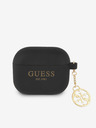 Guess Guess 4G Charm szilikon tok az AirPods 3 készülékhez Fekete