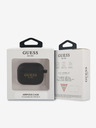 Guess Guess 4G Charm szilikon tok az AirPods 3 készülékhez Fekete