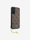 Guess 4G Charm Zadní Kryt pro Samsung Galaxy A34 5G Brown Telefontok