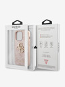 Guess Guess PU 4G fém logós hátsó borító iPhone 13 Pro rózsaszínű készülékre