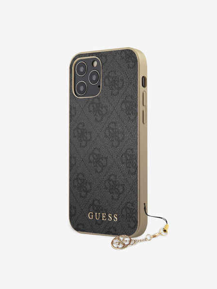 Guess Guess 4G Charm hátlapi borító iPhone 12/12 Pro 6.1 szürke