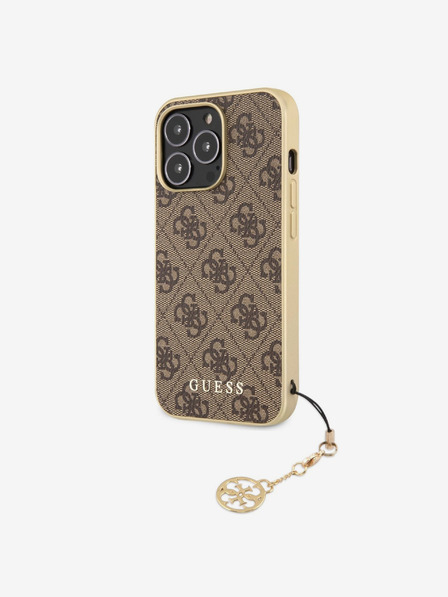 Guess Guess 4G charmos hátlap iPhone 13 Pro barna színű iPhone 13 Pro-hoz barna