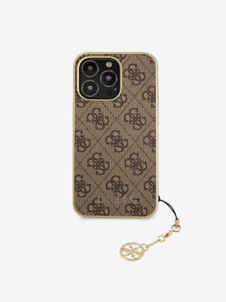Guess Guess 4G charmos hátlap iPhone 13 Pro barna színű iPhone 13 Pro-hoz barna