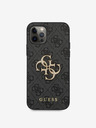Guess Guess PU 4G fém logós fém hátlap iPhone 12 Pro Max szürke táskához