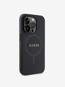 Guess PU Saffiano MagSafe Zadní Kryt pro iPhone 15 Pro Max Black Telefontok