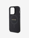 Guess PU Saffiano MagSafe Zadní Kryt pro iPhone 15 Pro Max Black Telefontok